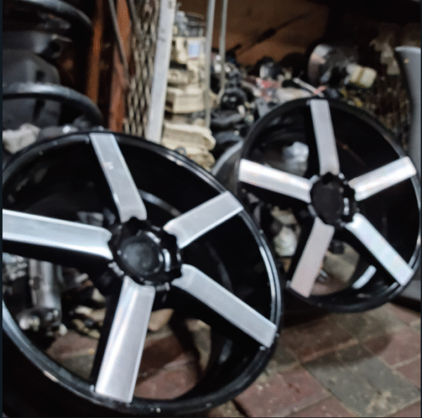 Lexus F-Sport 18” Premium Black & White Alloy Rims